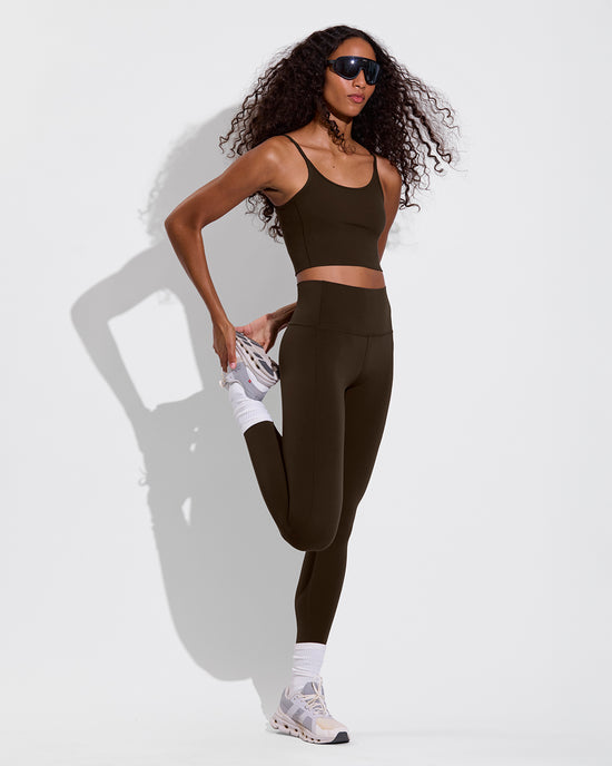 Barre Tank + Super Moves Tight - Cold Brew (Size S)