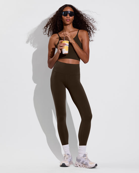 Barre Tank + Super Moves Tight - Cold Brew (Size S)