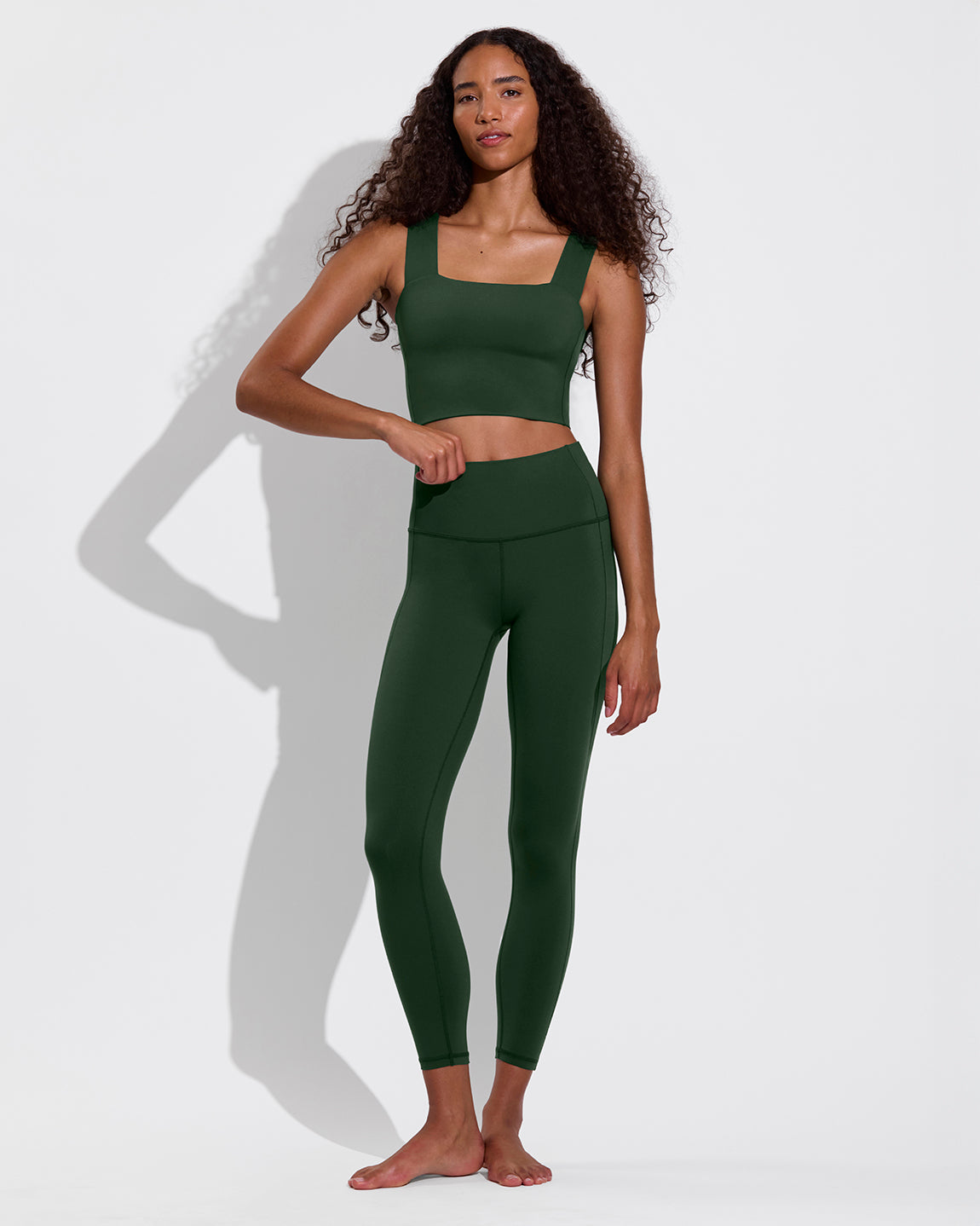 Frame Top + Super Moves Tight - Palm (Size S)