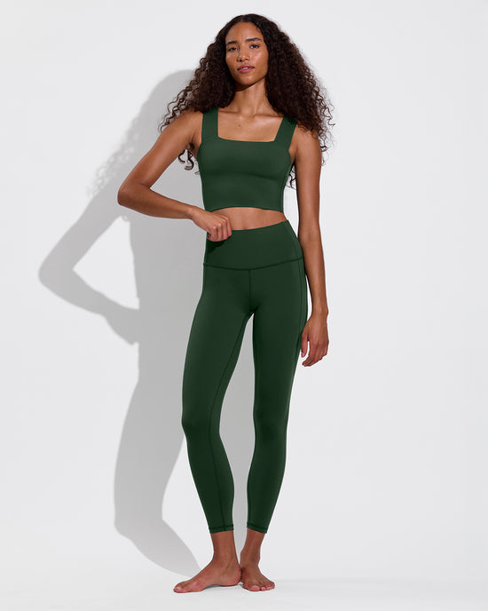 Frame Top + Super Moves Tight - Palm (Size S)