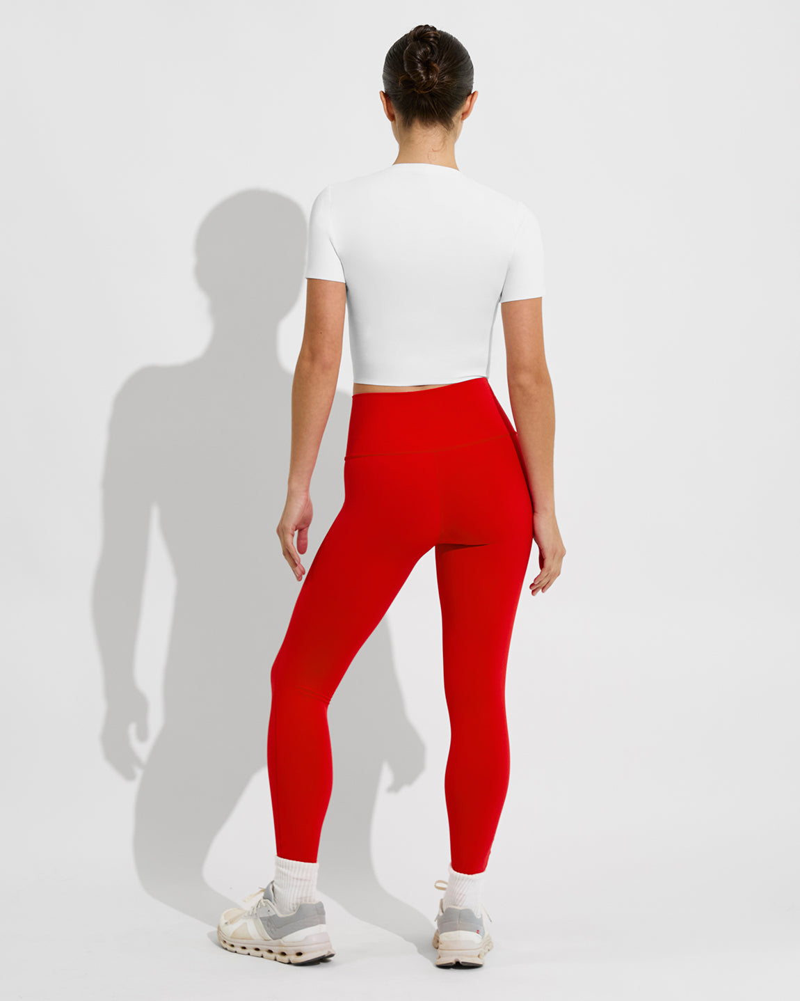 Super Moves Tight Super Moves Fabric Red Legging – Left On
