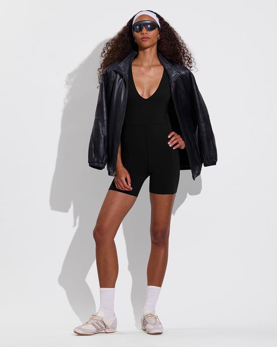 Weekender Playsuit 5" - Jet (Size S)