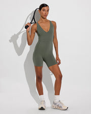 Weekender Playsuit 5" - Agave (Size S)