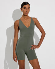 Weekender Playsuit 5" - Agave (Size S)