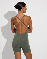 Weekender Playsuit 5" - Agave (Size S)