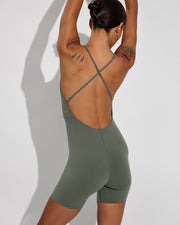 Weekender Playsuit 5" - Agave (Size S)