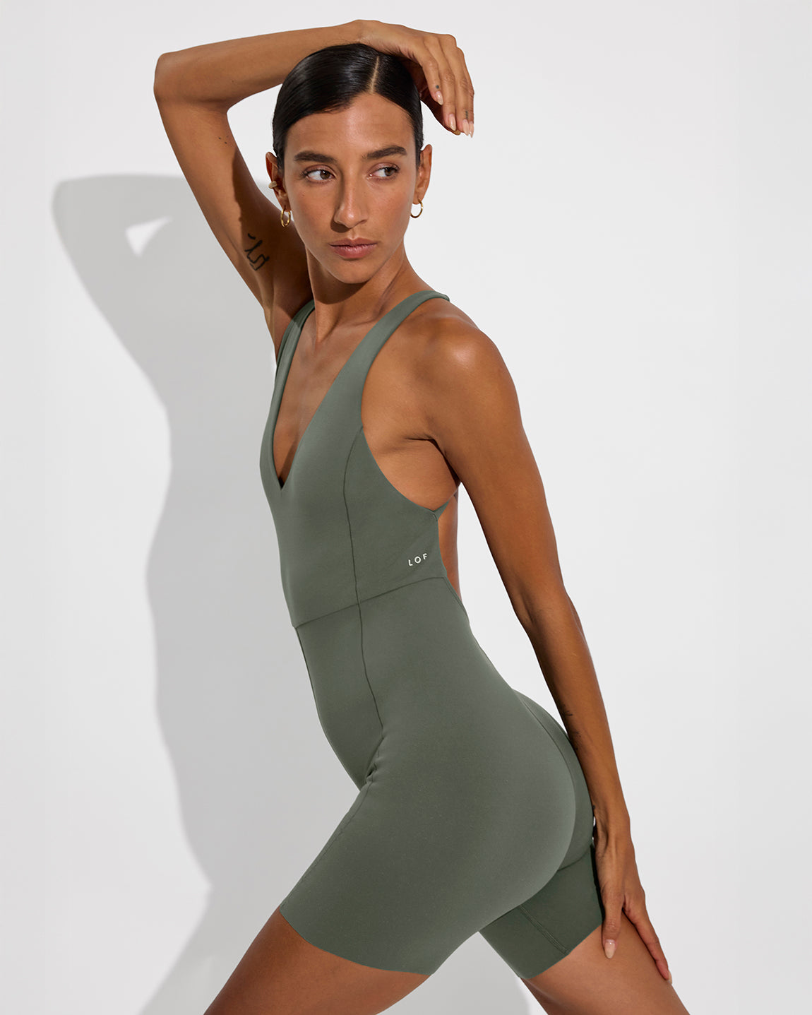 Weekender Playsuit 5" - Agave (Size S)