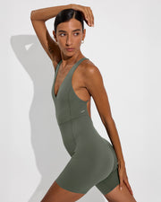 Weekender Playsuit 5" - Agave (Size S)