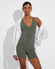 Weekender Playsuit 5" - Agave (Size S)