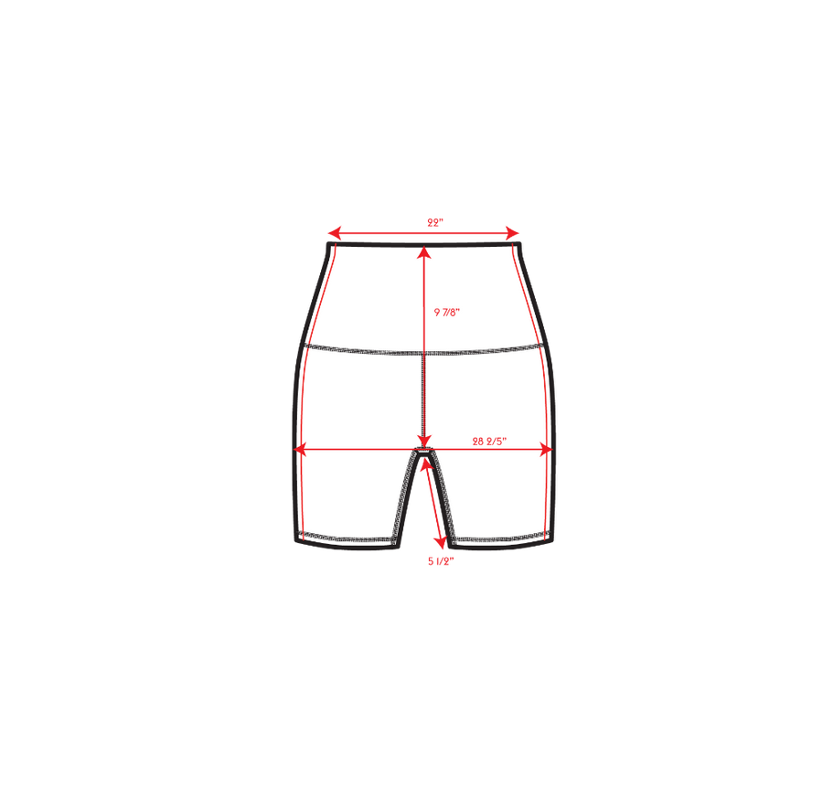 All Star Short Mid Measurements
