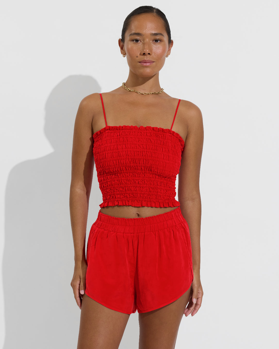 Cabana Top + Day Trip Short - Sweet Chili Heat (Size S)