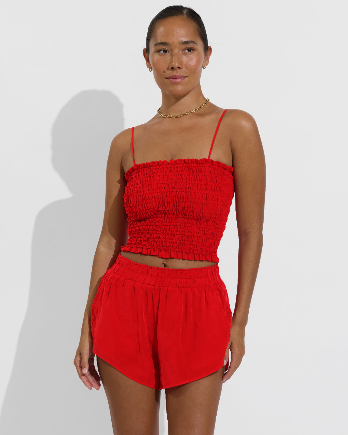 Cabana Top + Day Trip Short - Sweet Chili Heat (Size S)