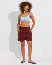Pool Days Top - Blue Skies + Layup Short 4" - Jam (Size S)