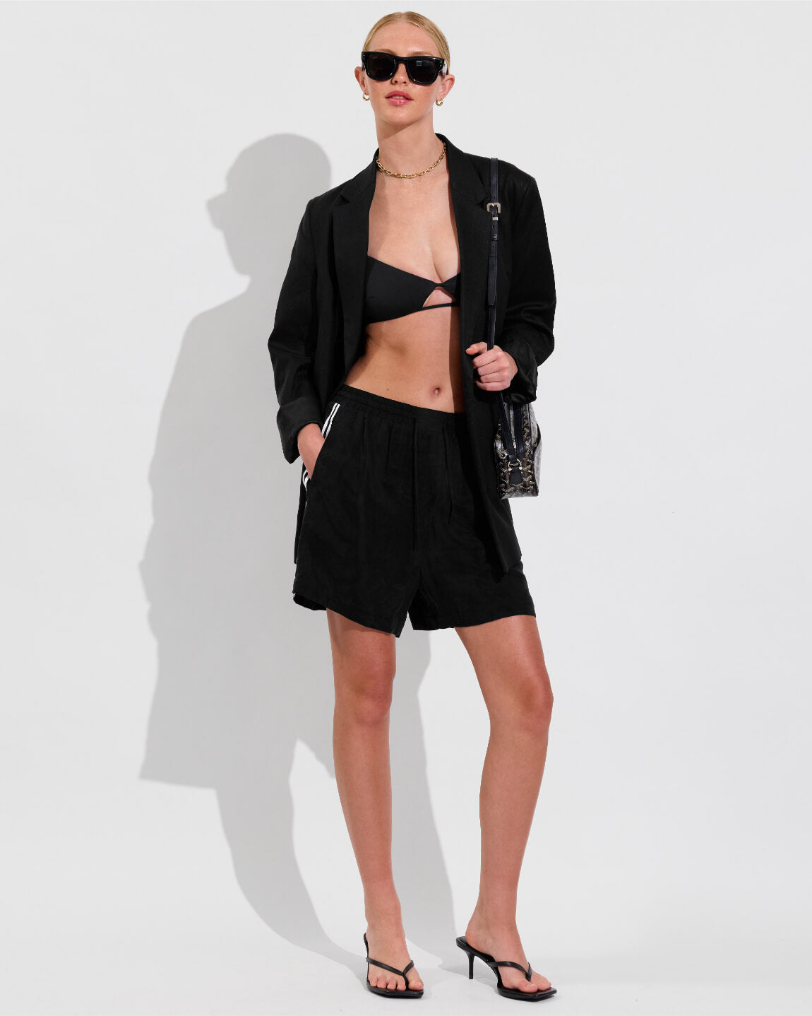 Sunny Side Top + Layup Short 4" - Jet (Size S)