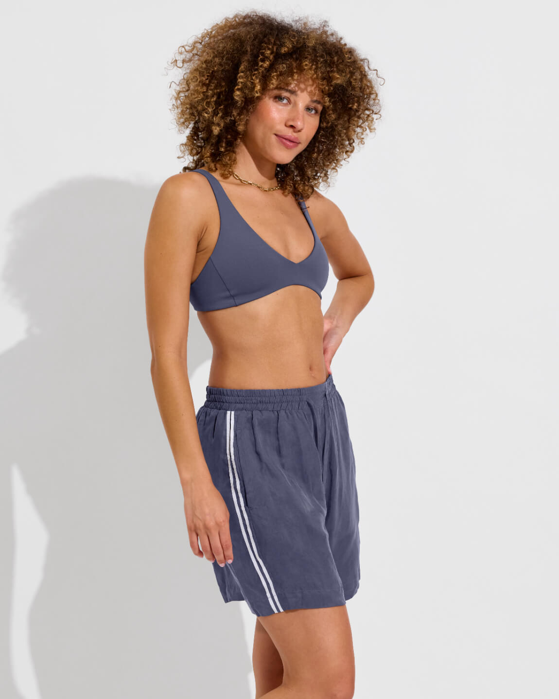 Plunge Top + Layup Short 4" - Varsity (Size S)