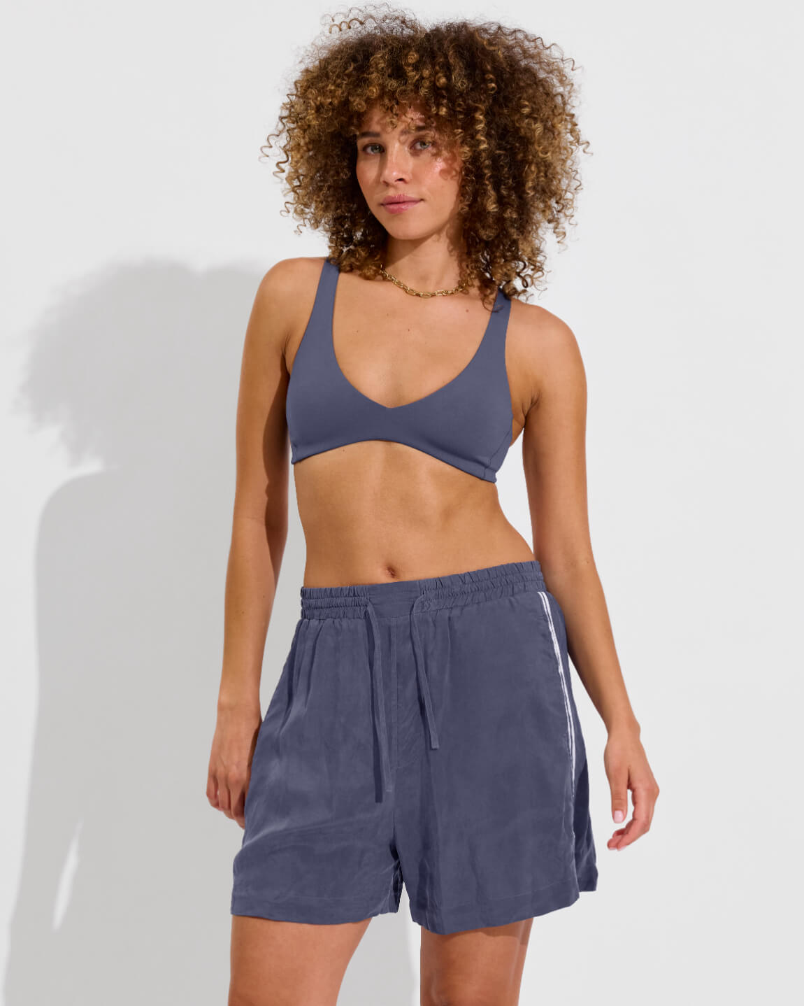 Plunge Top + Layup Short 4" - Varsity (Size S)