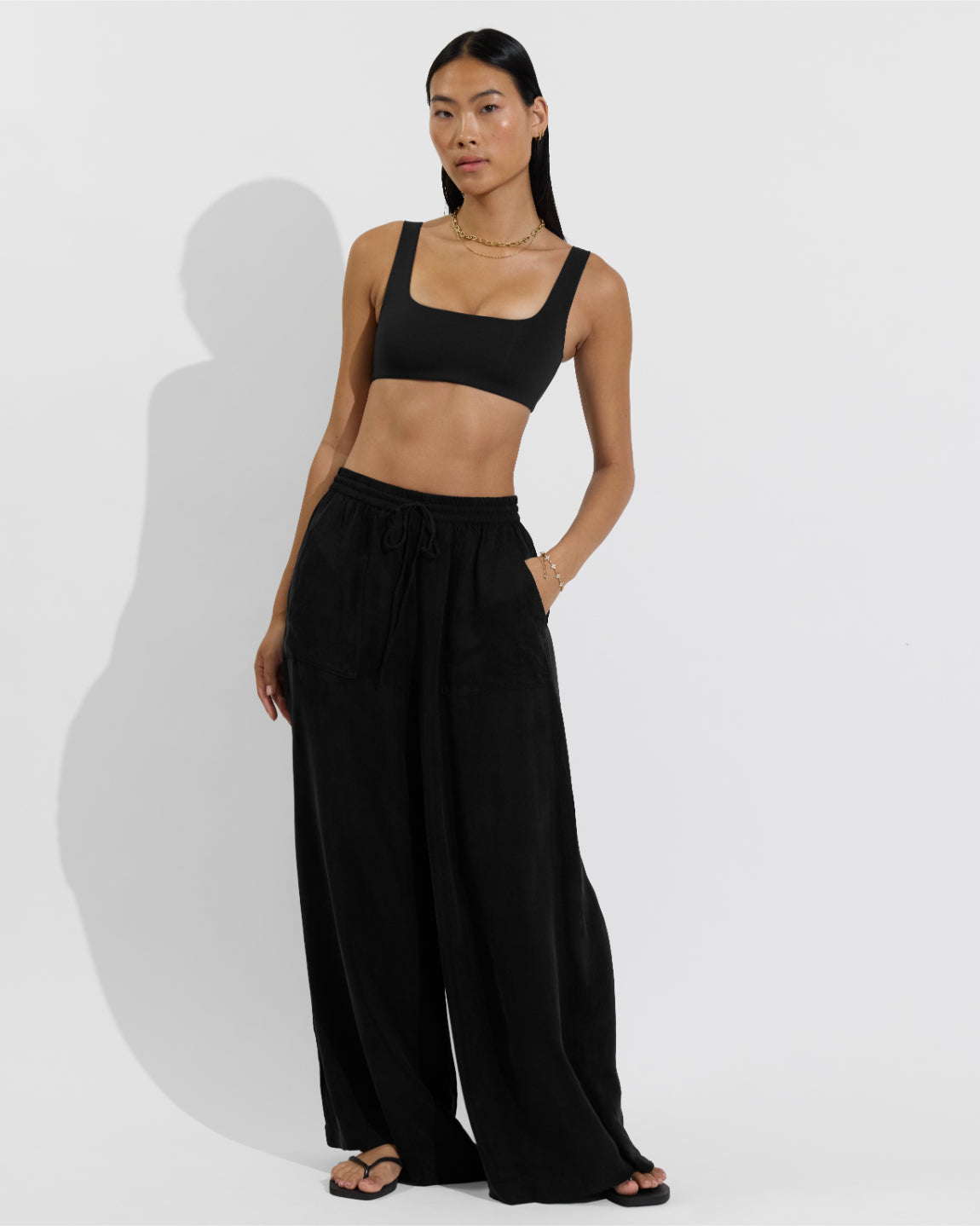 Streamline Top + Playaway Pant - Jet (Size S)
