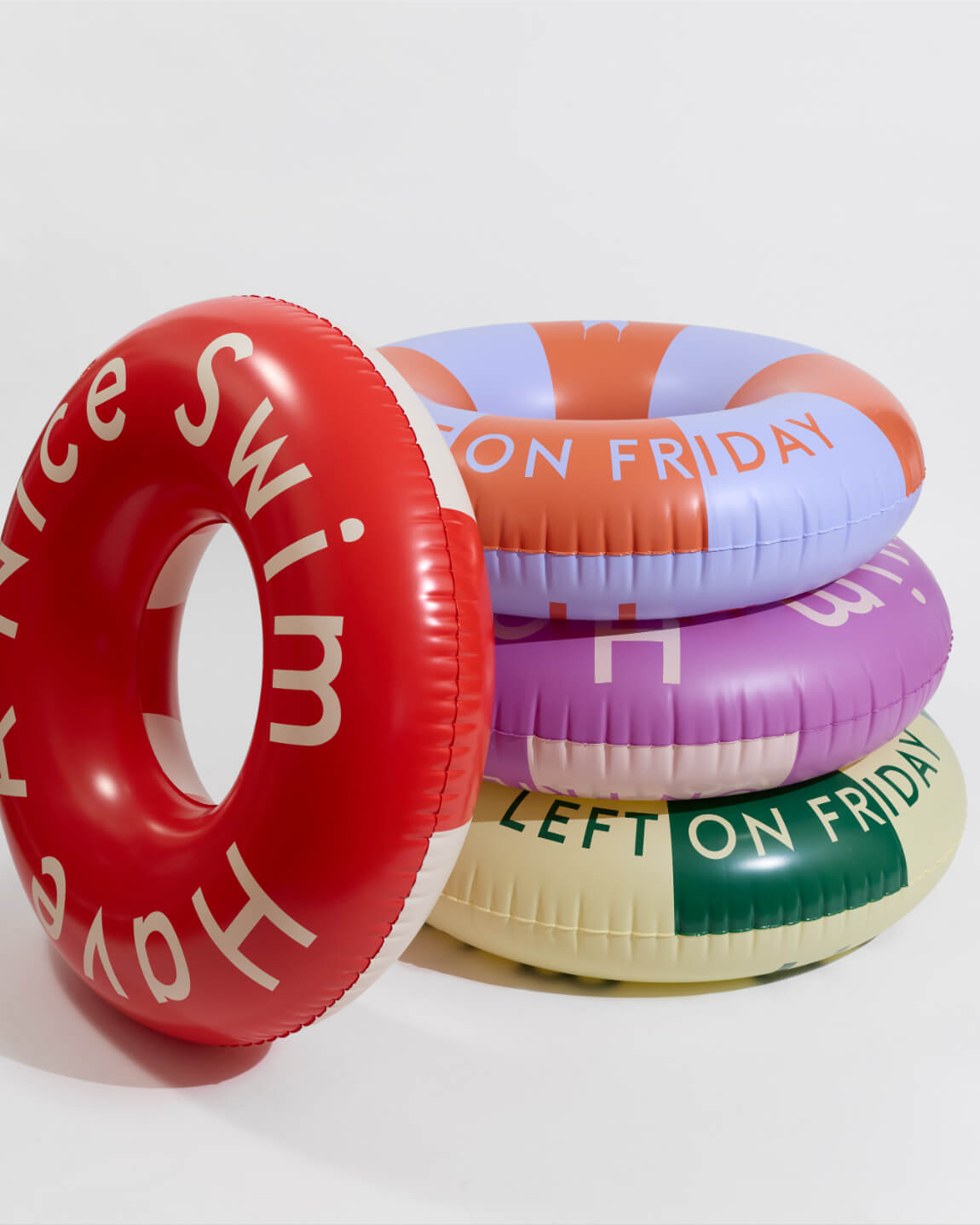 Left On Friday Pool Floaties