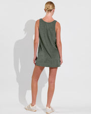 Towel To Go Dress - Agave (Size S)
