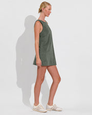 Towel To Go Dress - Agave (Size S)