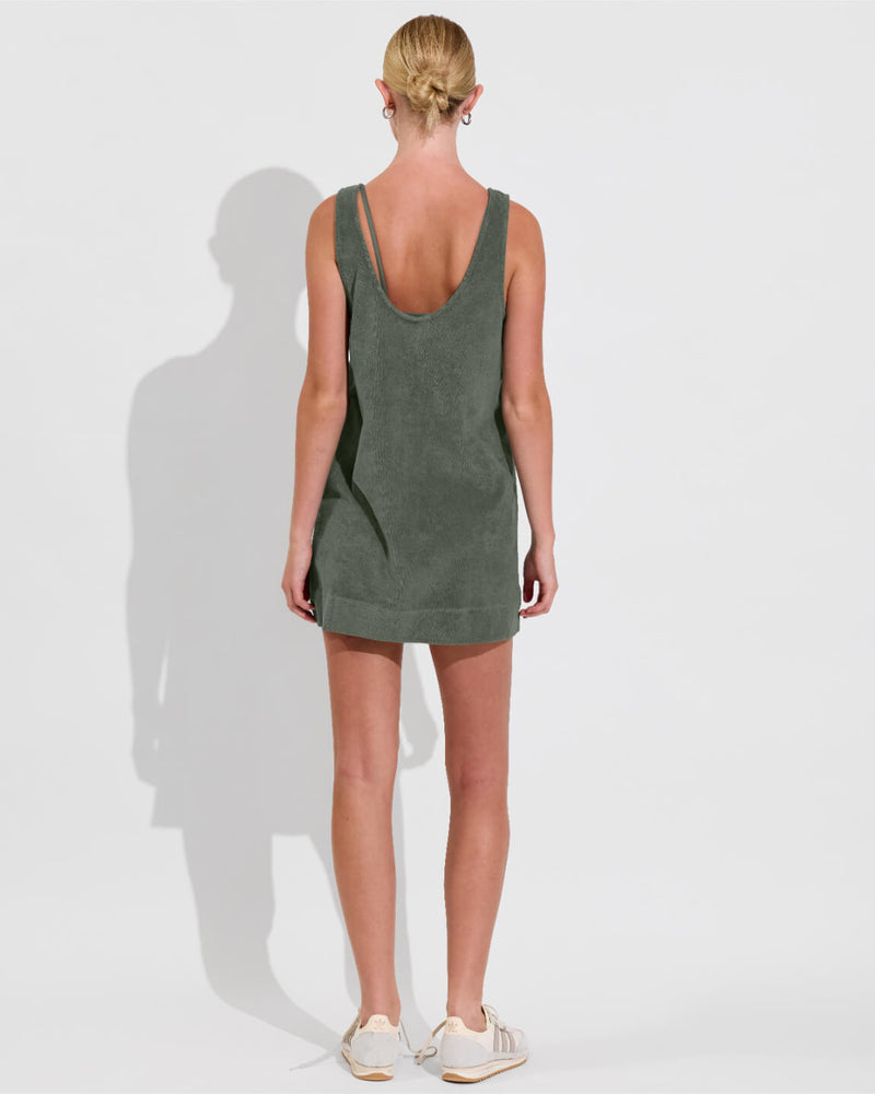 Towel To Go Dress - Agave (Size S)