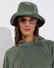 Towel To Go Hoodie (Size S/M) + Towel To Go Hat - Agave