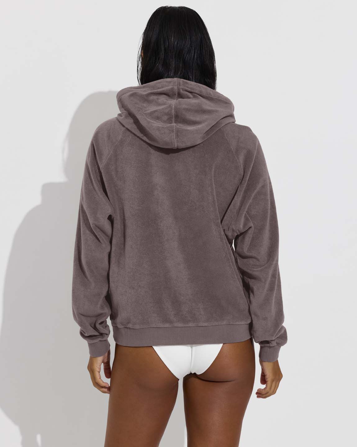 Towel To Go Hoodie - Stormy + Shoreline Suit - Coconut (Size S)