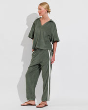 Towel To Go Top (Size S/M) + Towel To Go Jogger - Agave (Size S)