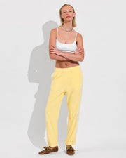 Pool Days Top - Coconut + Towel To Go Jogger - Melt (Size S)