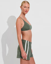 Sunday Top + Towel To Go Short - Agave (Size S)