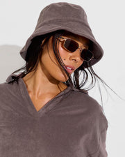 Towel To Go Top (Size S/M) + Towel To Go Hat - Stormy