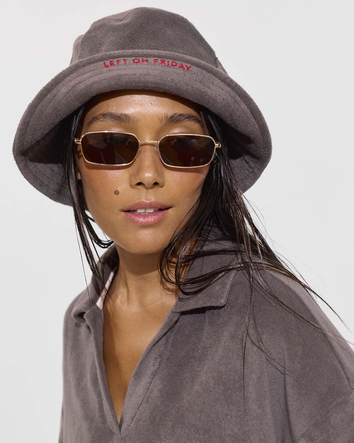 Towel To Go Top (Size S/M) + Towel To Go Hat - Stormy