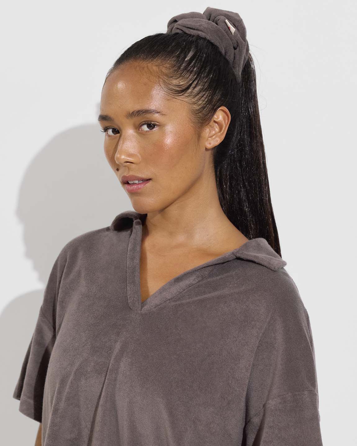 Towel To Go Top (Size S/M) + Towel To Go Scrunchie - Stormy