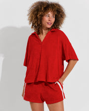 Towel To Go Top (Size S/M) + Towel To Go Short - Sweet Chili Heat (Size S)