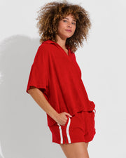 Towel To Go Top (Size S/M) + Towel To Go Short - Sweet Chili Heat (Size S)