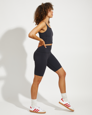 Barre Tank + Super Moves Short 9" - Jet (Size S)