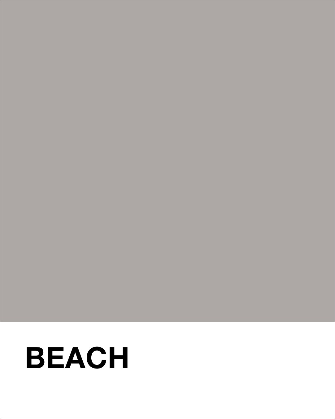 BEACH Pantone 