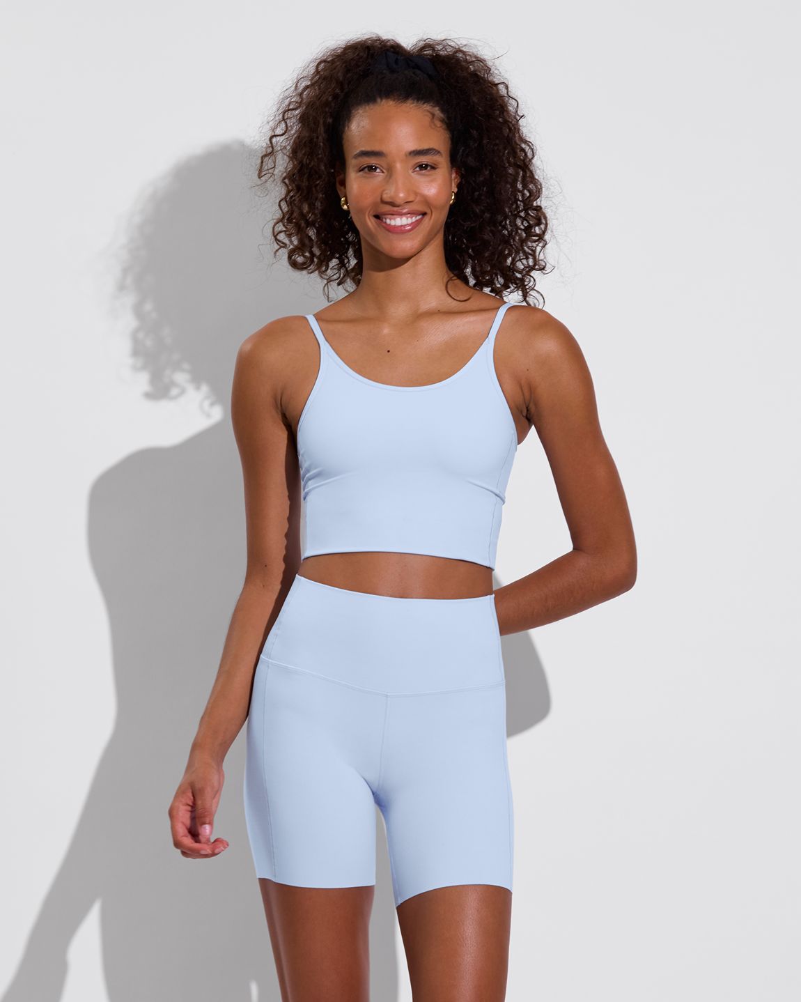 Barre Tank + Super Moves Short 5" - Blue Skies (Size S)