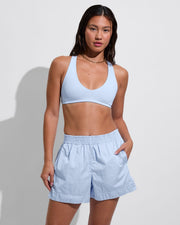 La Crosse Top + Port Short - Blue Skies (Size S)