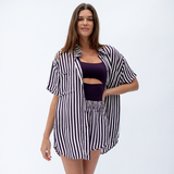 Day Trip Button Down - Legend Stripe: Legend/Coconut