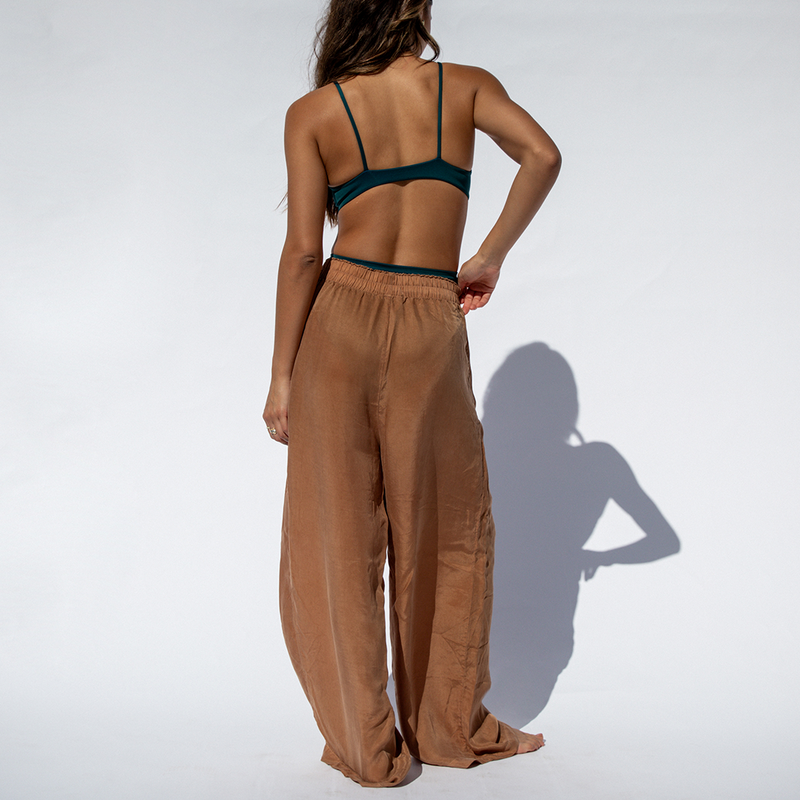 Sunday Top - Deep End + Day Trip Pant - Tan Lines (Size S) [Photo 2]