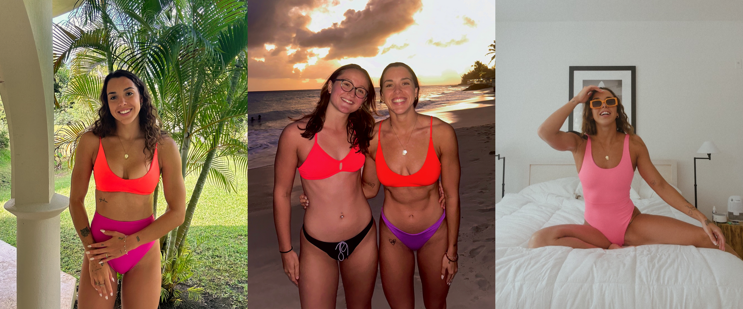 Mary-Sophie Harvey in Left On Friday swimsuits