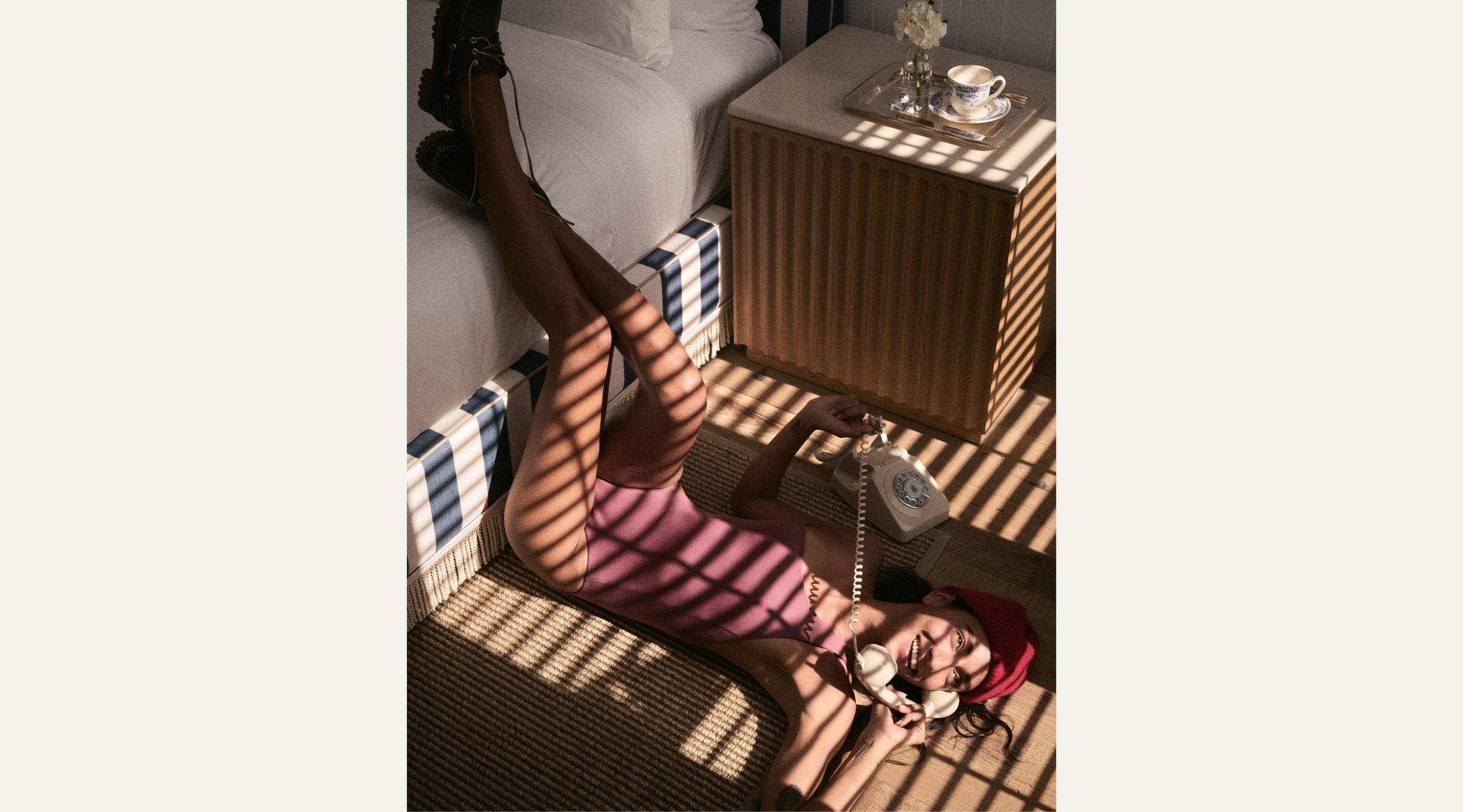 Shoreline Suit in Desert Plum