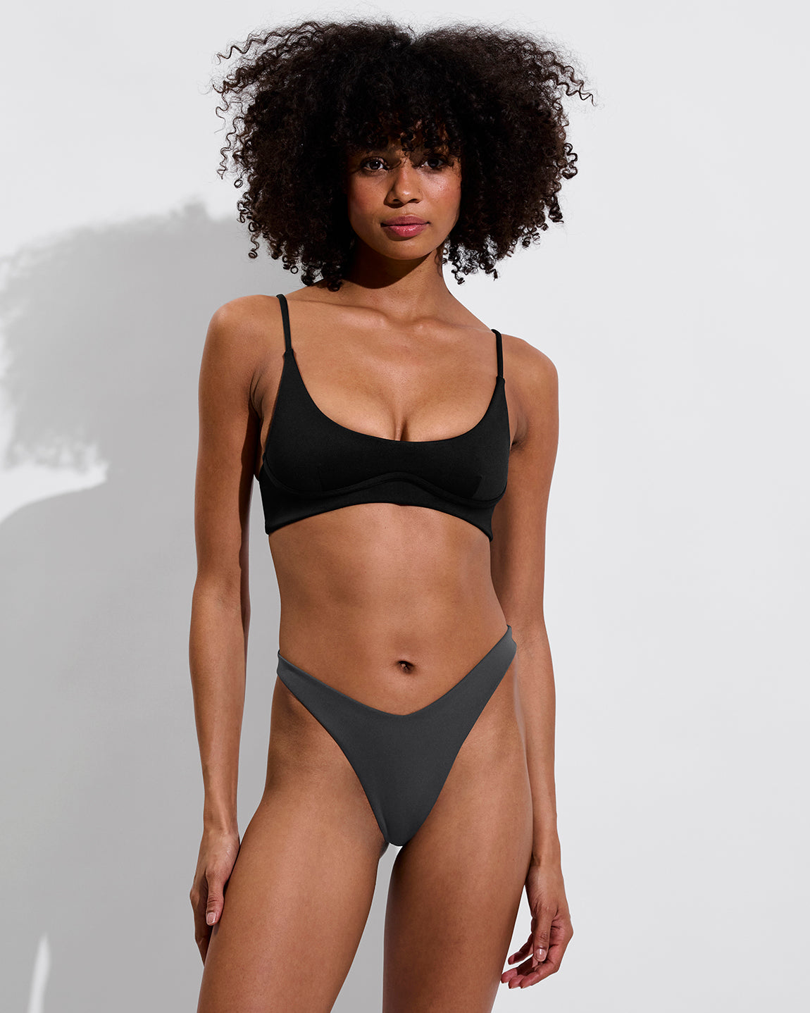 Club Top - Jet + Backside Thong - Eclipse (Size S)