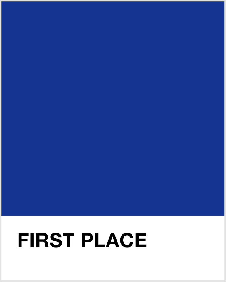 First Place PANTONE