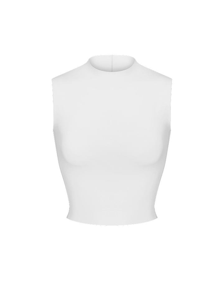 Rays Sleeveless Top in Coconut