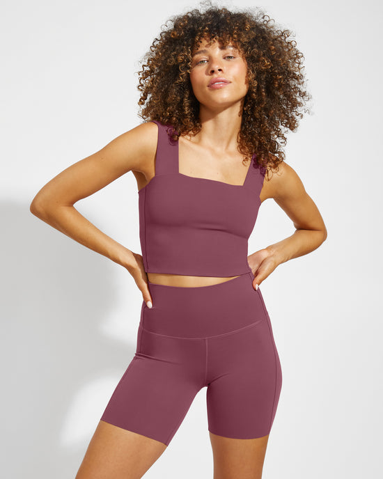 Frame Top + Super Moves Short 5" - Desert Plum (Size S)