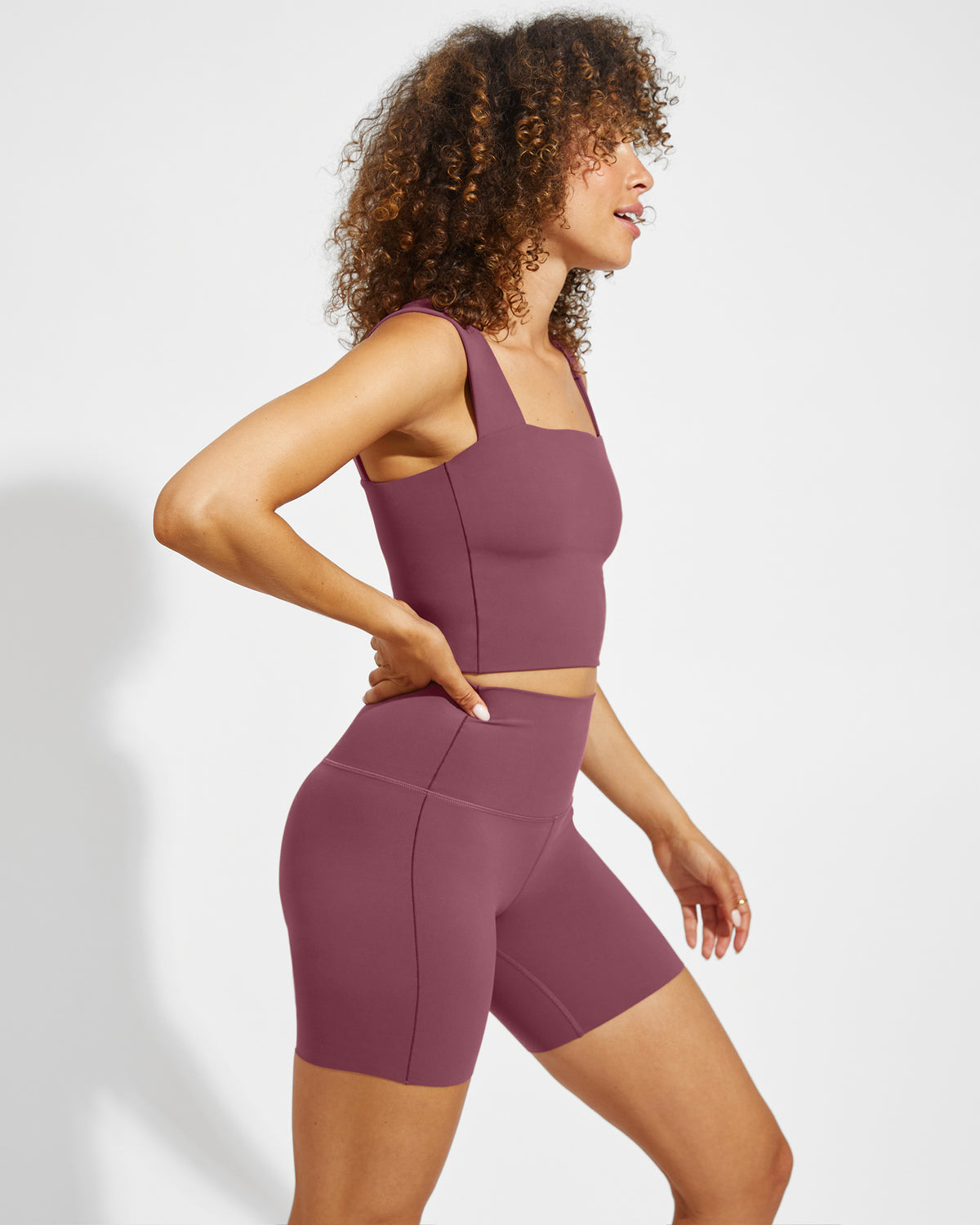 Frame Top + Super Moves Short 5" - Desert Plum (Size S)