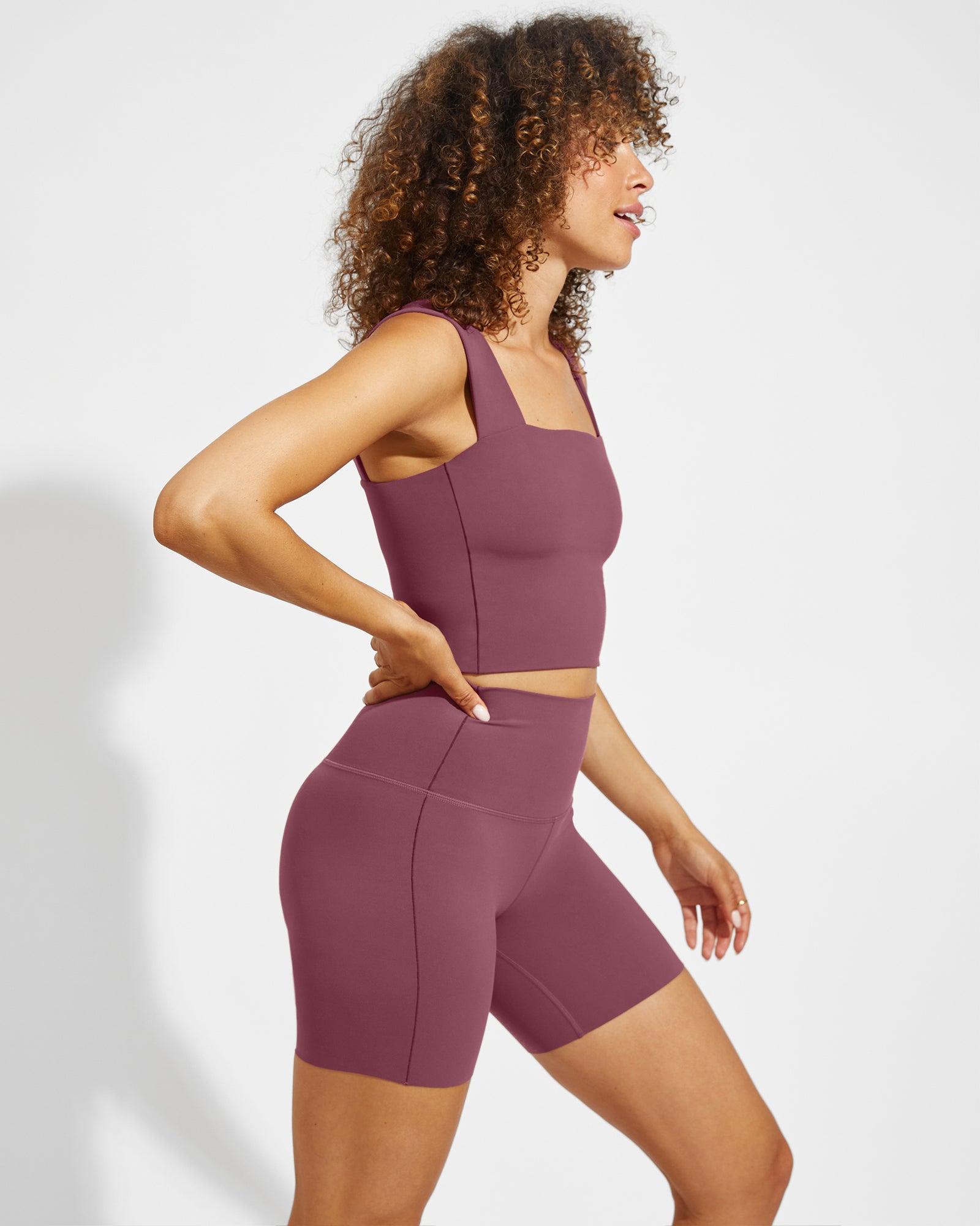 Frame Top + Super Moves Short 5" - Desert Plum (Size S)