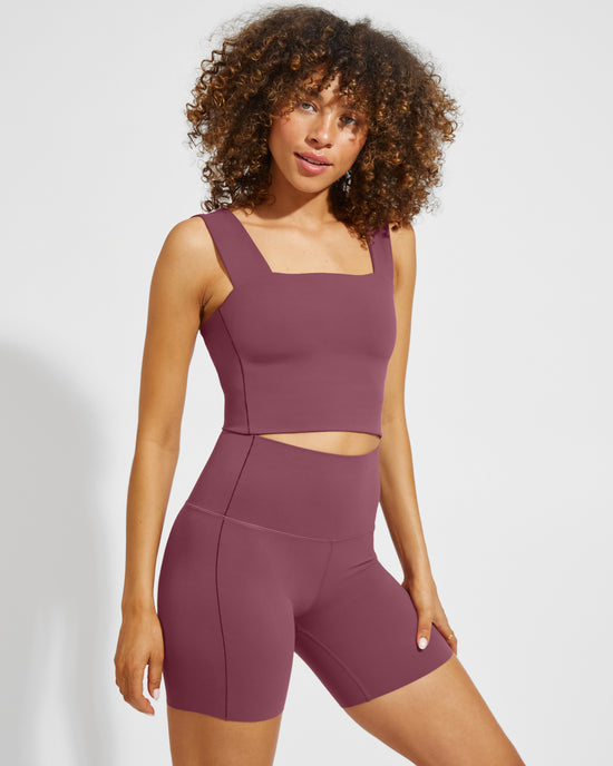 Frame Top + Super Moves Short 5" - Desert Plum (Size S)